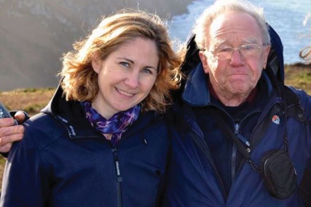 Anna McMorrin with her father Ian