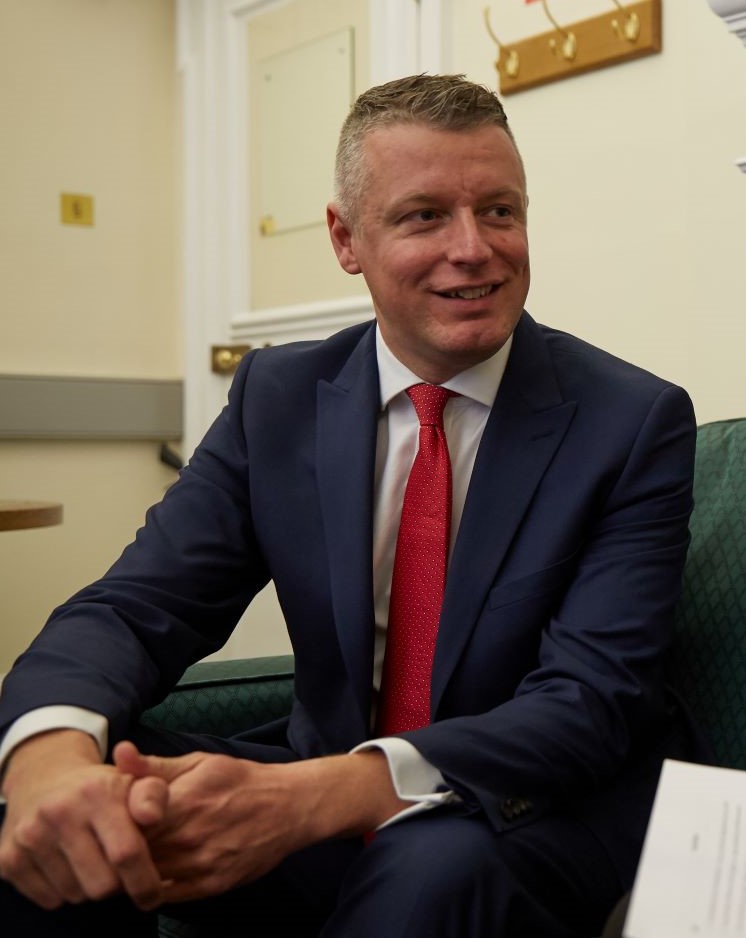 Luke Pollard MP, photographed by Baldo Sciacca