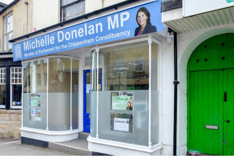 Constituency office for Michelle Donelan MP (Credit: lynchpics / Alamy Stock Photo)