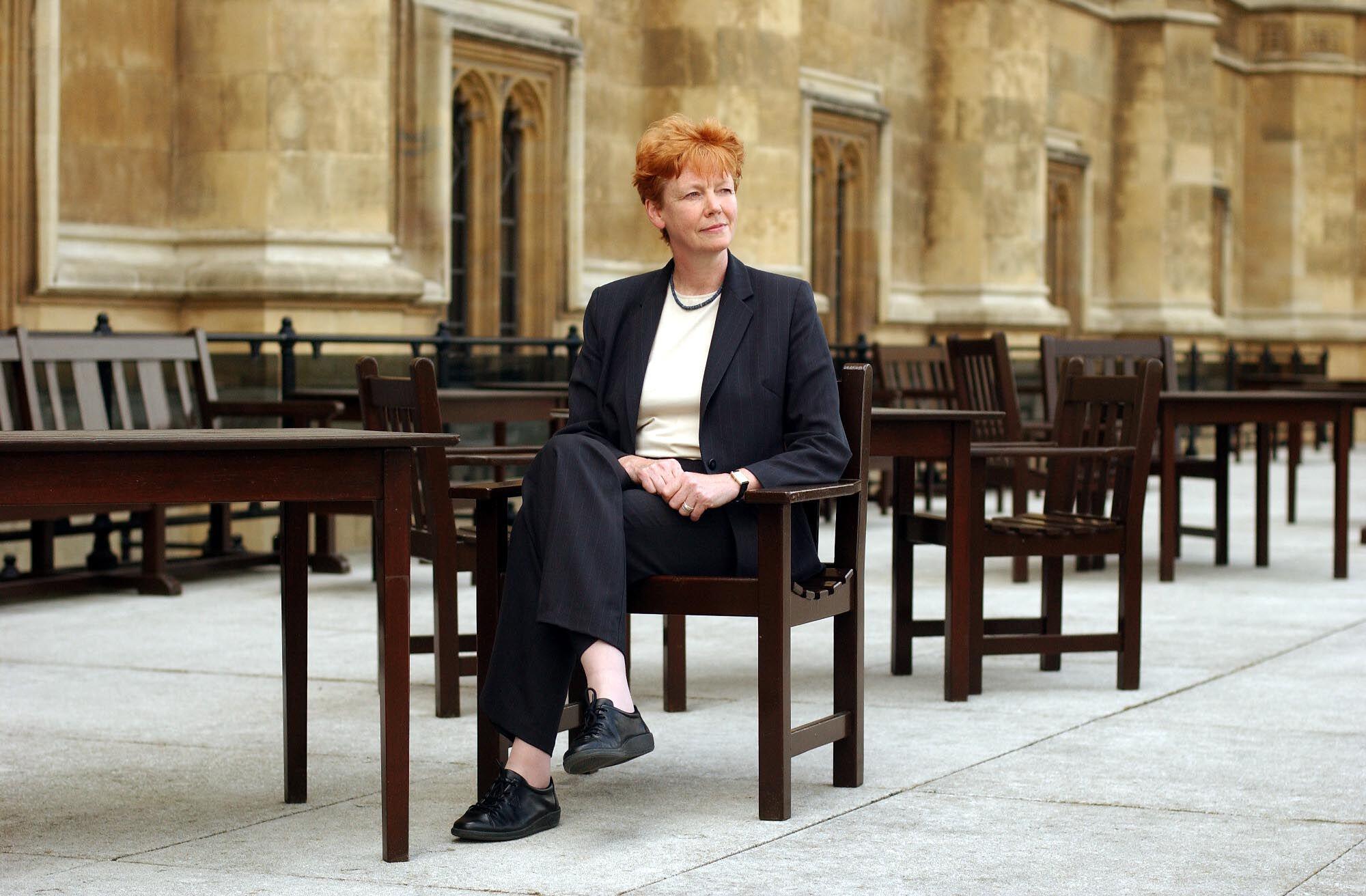 Vera Baird, 2002 (Credit: Independent / Alamy Stock Photo)