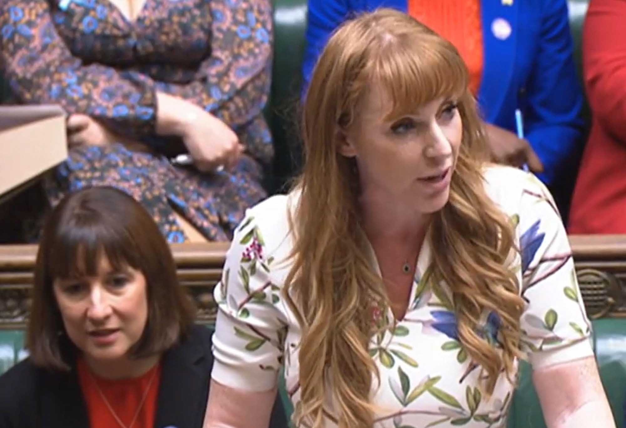 Labour deputy leader Angela Rayner