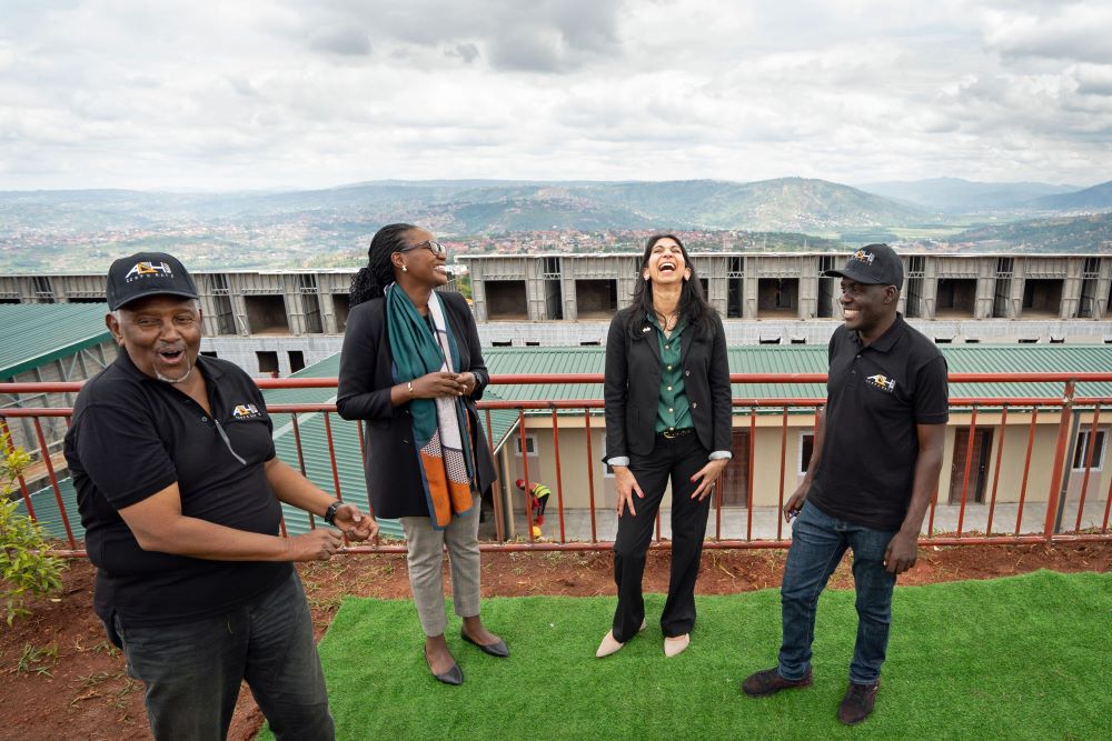 Suella Braverman in Rwanda. 