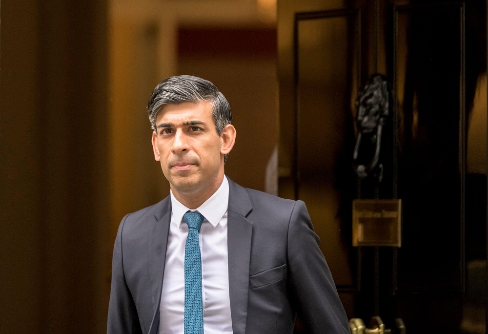 Prime Minister Rishi Sunak leaving 10 Downing Street (Alamy)