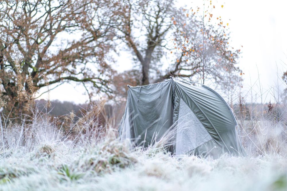 Tent in frost