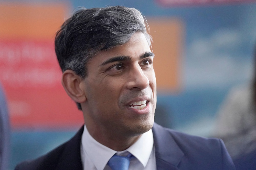 Prime Minister Rishi Sunak in Barrow-in-Furness, Cumbria (Alamy)