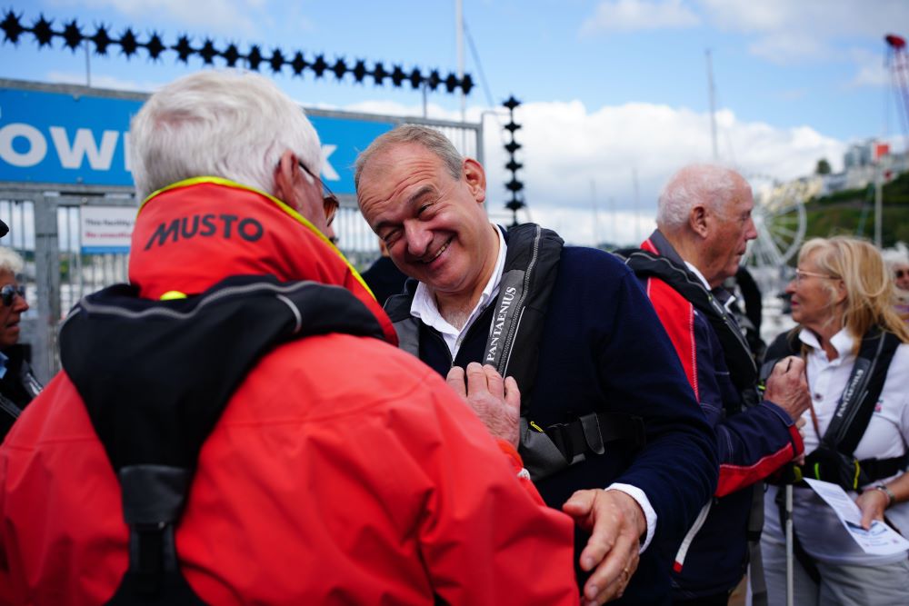 Liberal Democrat leader Ed Davey in Devon (Alamy)