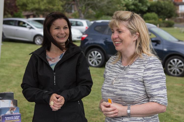 Maria Caulfield at East Dean Village Fair (Credit: Hugh Wilton / Alamy Stock Photo) 