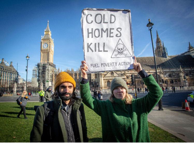 Energy crisis protesters (Credit: horst friedrichs / Alamy Stock Photo)