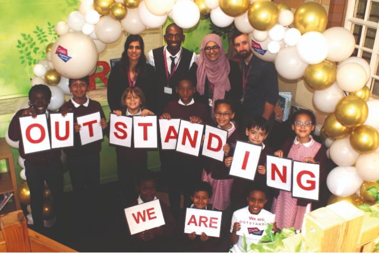 Left to right: Anupa Matharu, Camron Mills, Asima Ravat, and Dritan Sadiku (Credit: Oasis Academy Foundry)