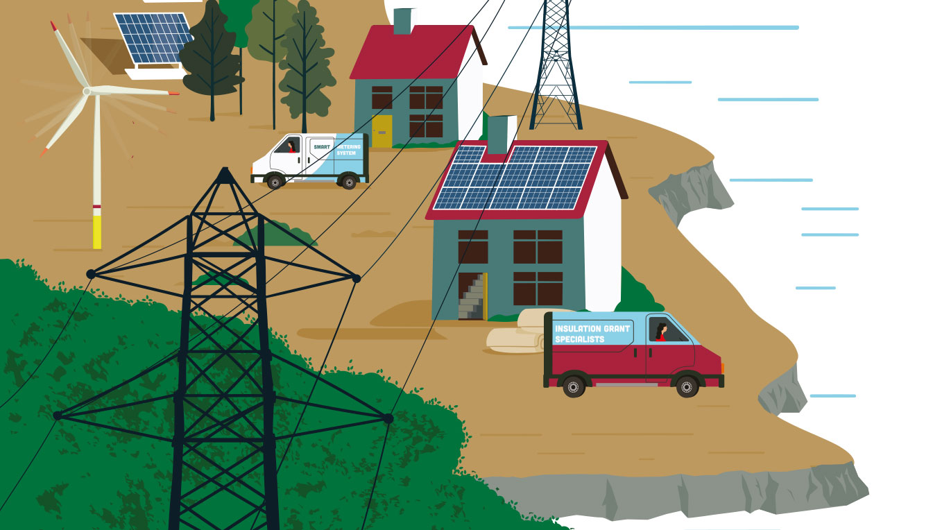 Renewable energy (Illustration: Tracy Worrall)