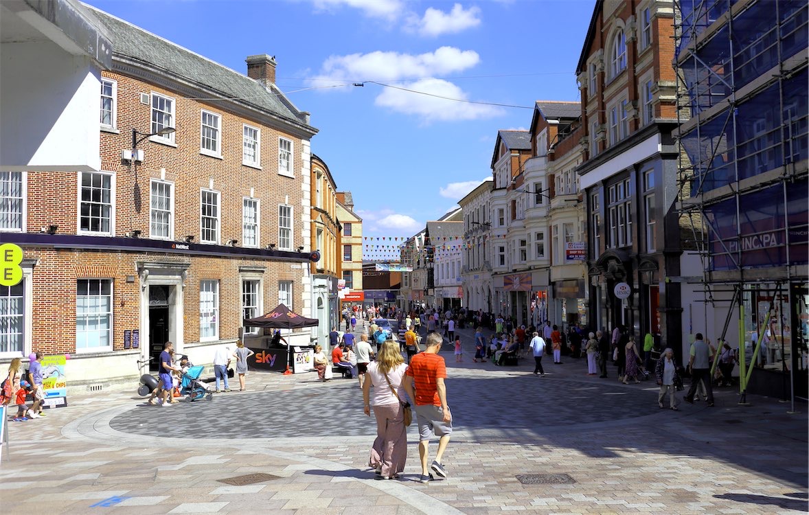 Pontypridd high street