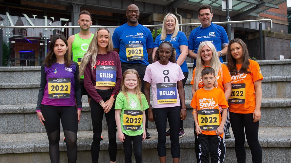 Maria Romanenko on a Manchester run with Andy Burnham