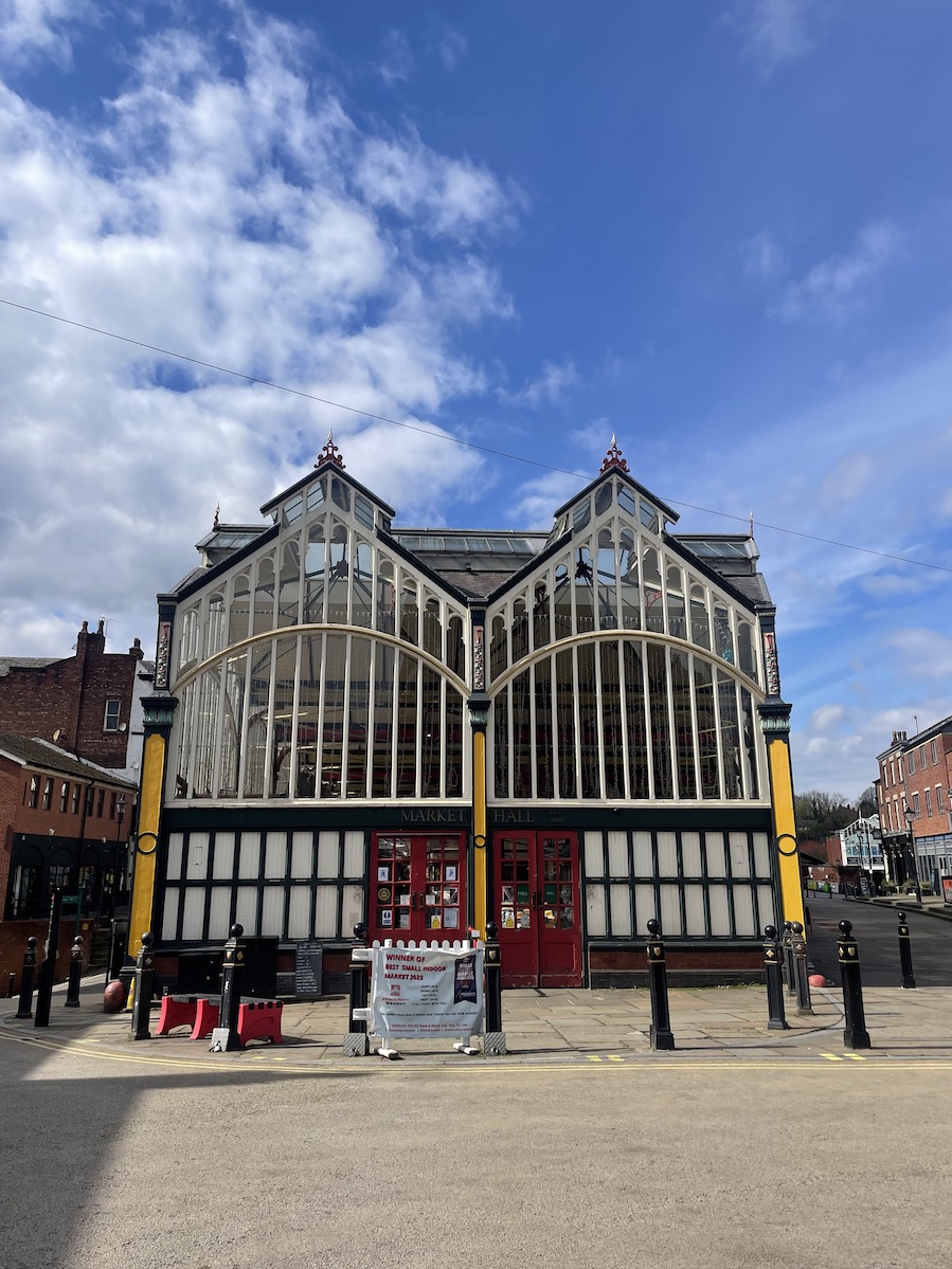 Stockport's historic Market Hall