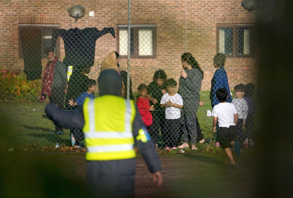 There has been reports of overcrowding at the Manston migrant processing centre in Kent