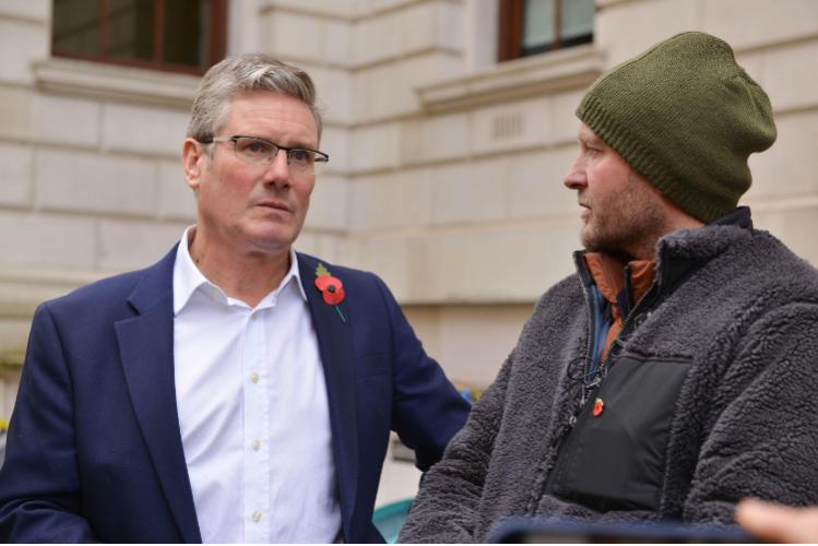 Keir Starmer with Ratcliffe (Credit: ZUMA Press Inc / Alamy Stock Photo)