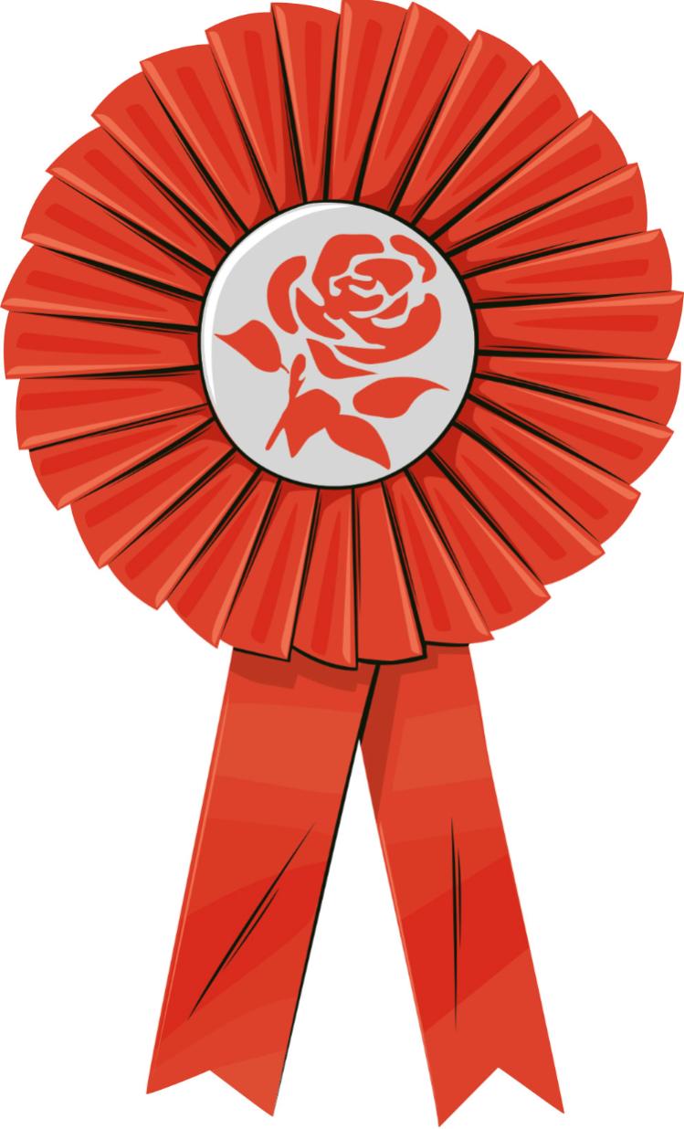 Labour rosette