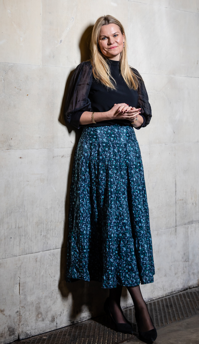 Laura Farris in Westminster Hall, photography by Louise Haywood-Schiefer