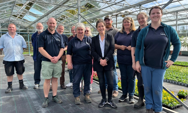 Mairi Gougeon MSP visits Ashbrook Nursery in Arbroath