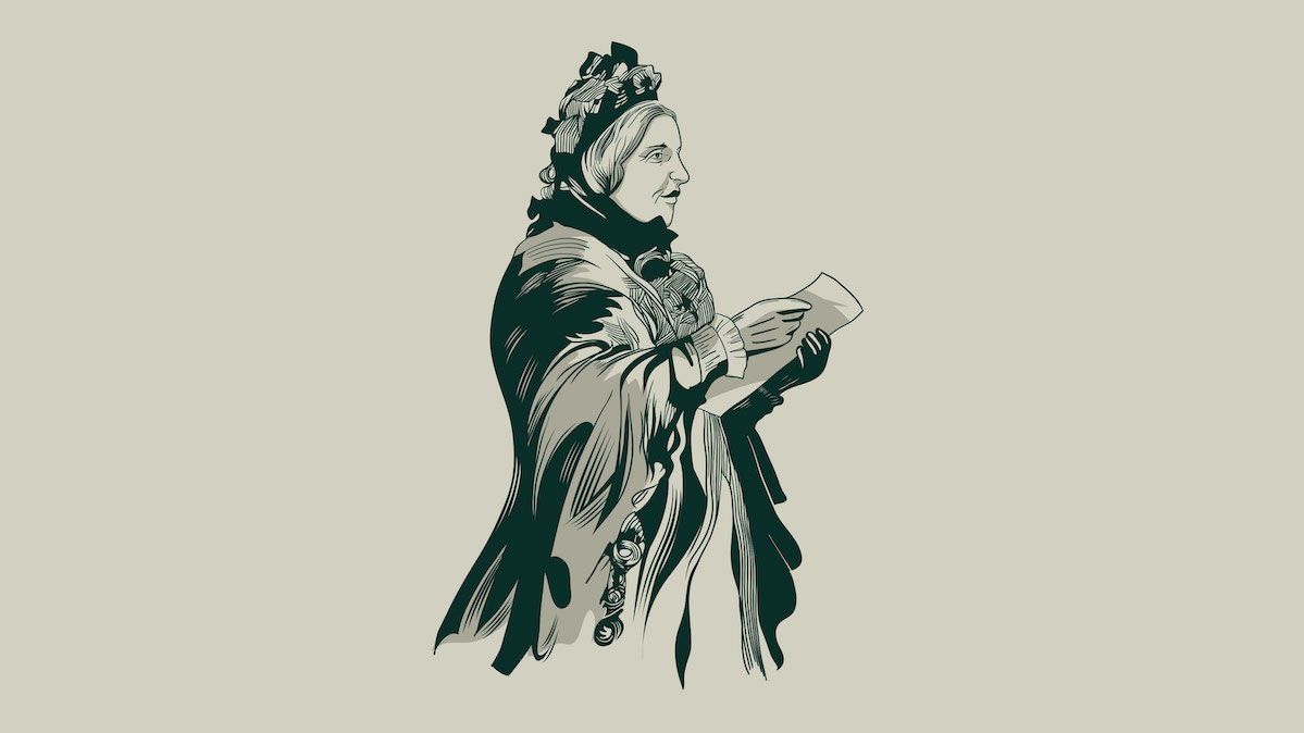 National Trust co-founder Octavia Hill (illustration by Tracy Worrall)