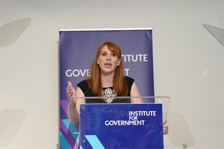angela rayner speaking at an ifg event in 2023