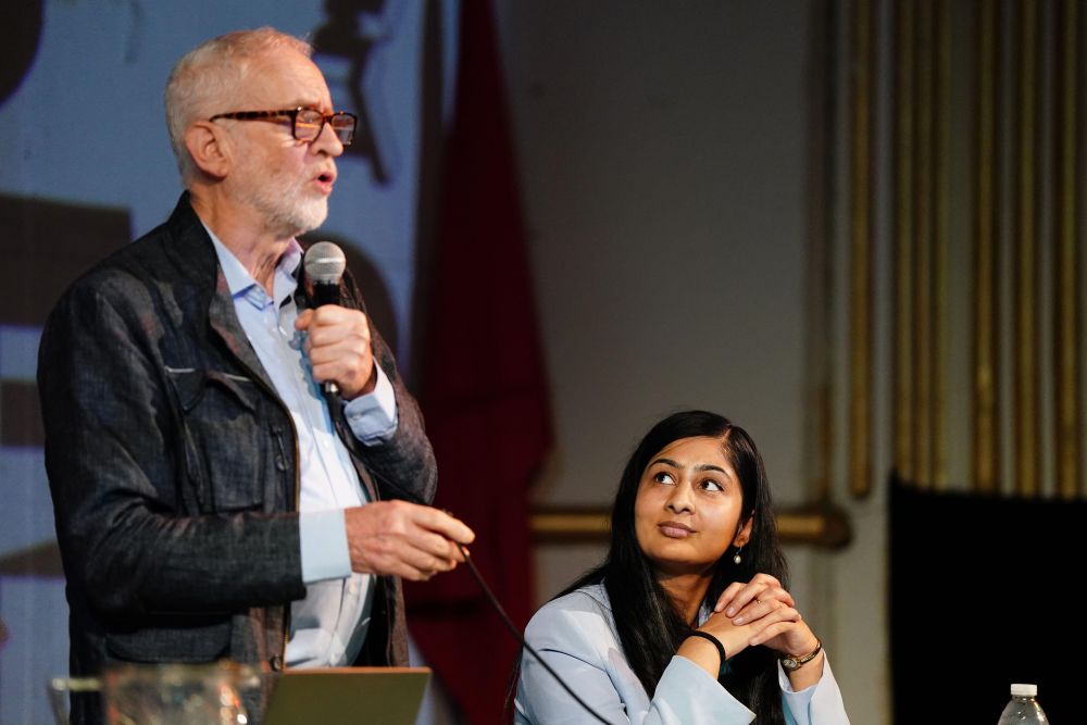 Zarah Sultana Jeremy Corbyn