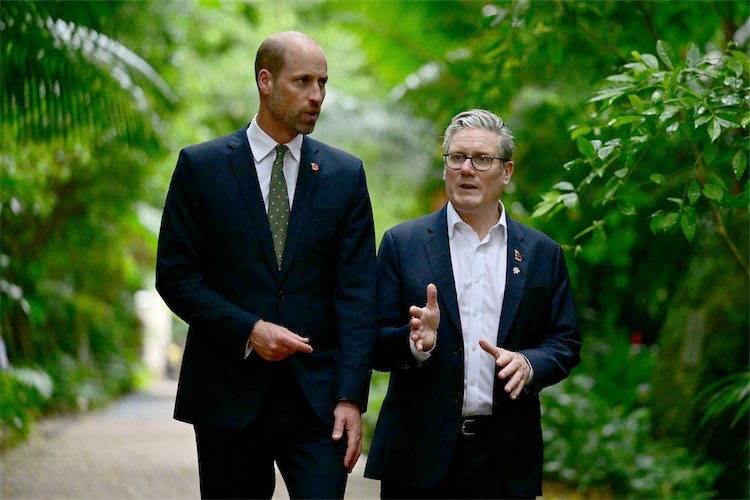 Keir Starmer and Prince William