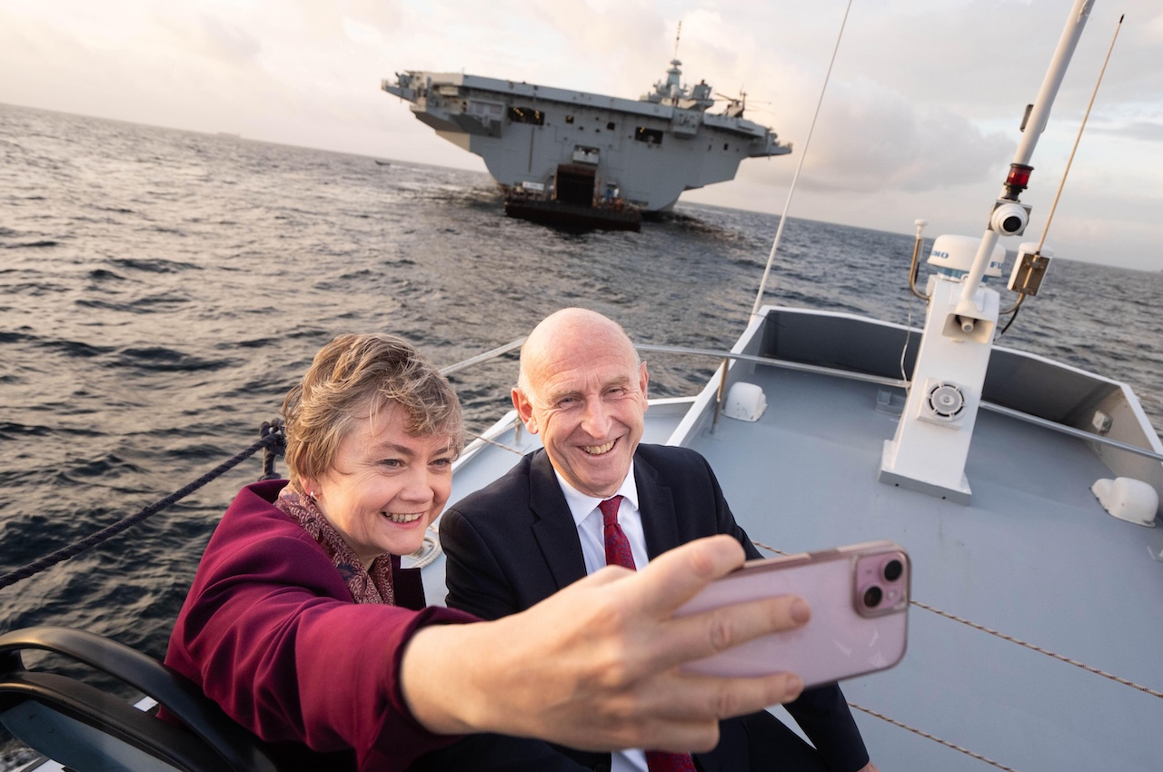 Defence Secretary John Healey and Foreign Secretary Yvette Cooper