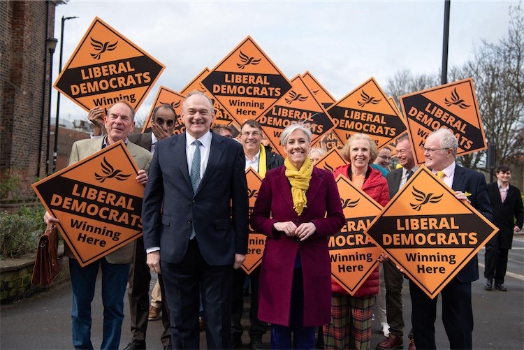 Ed Davey at Lib Dem campaign launch