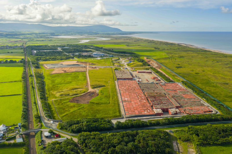Aerial view of the low level waste repository