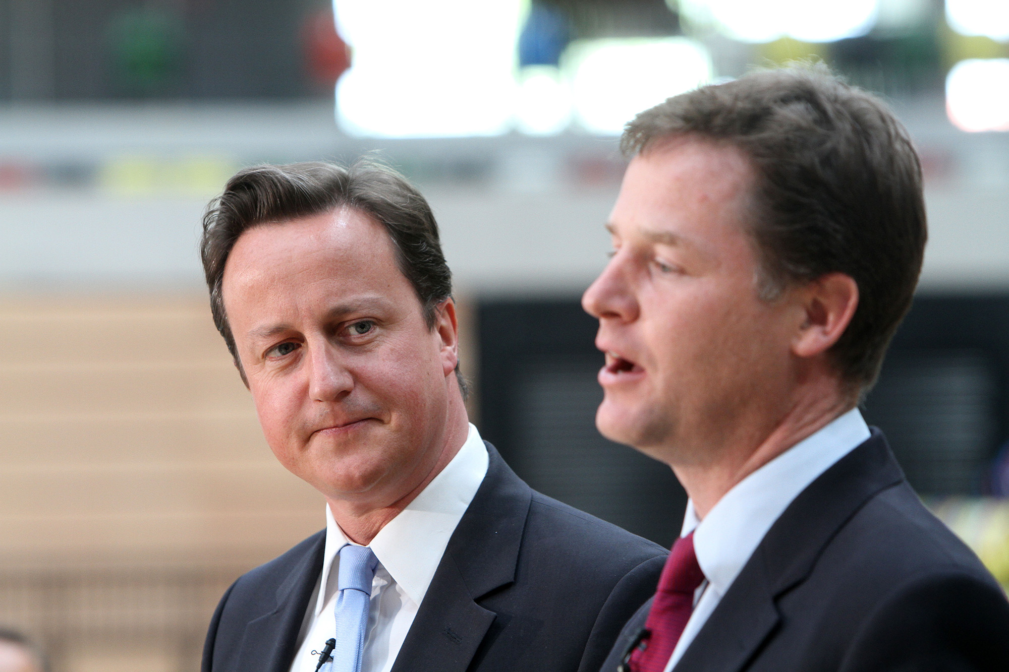 David Cameron Nick Clegg