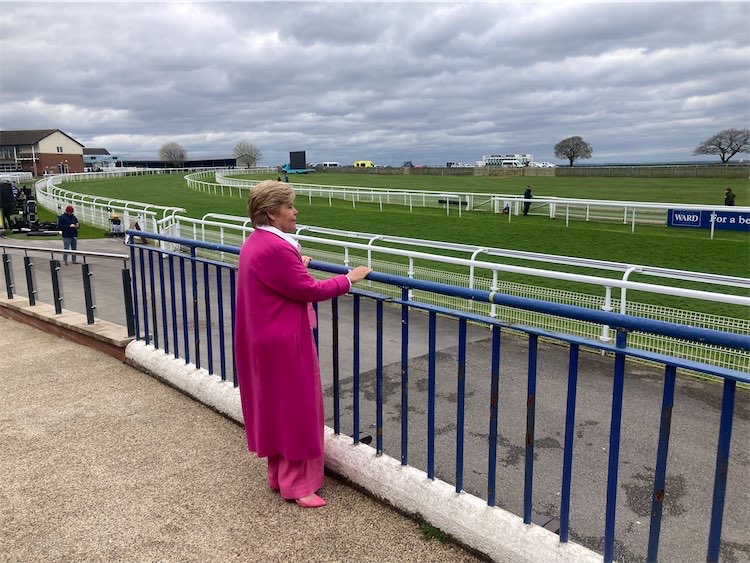 Anne Handley at the races