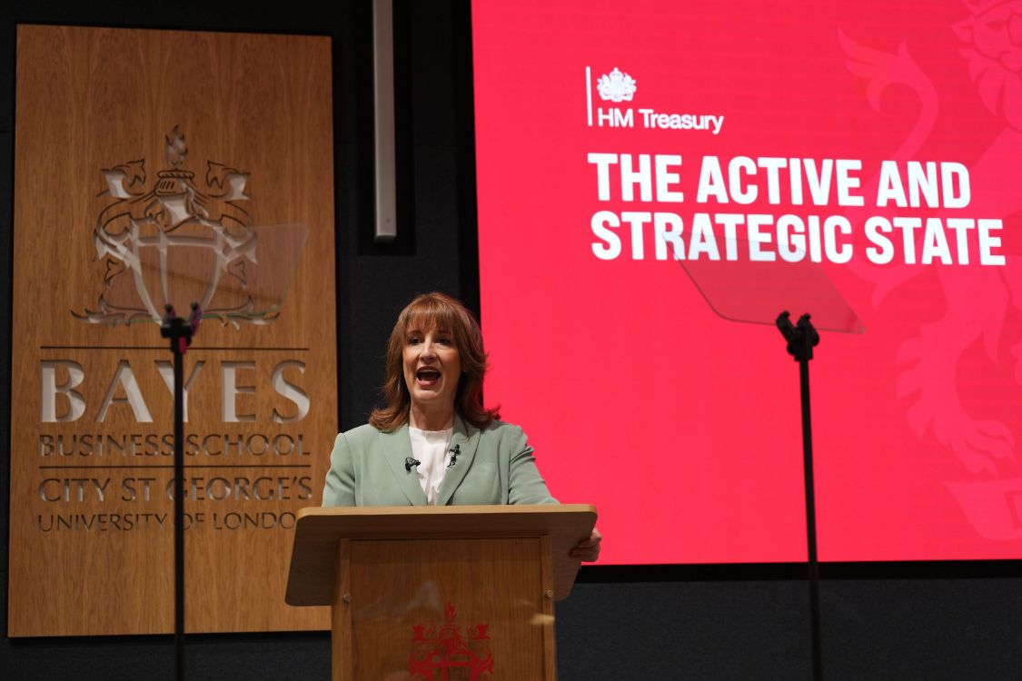 Chancellor Rachel Reeves delivers the Mais lecture in March 2026 