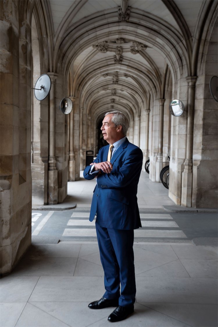 Nigel in the corridors of power