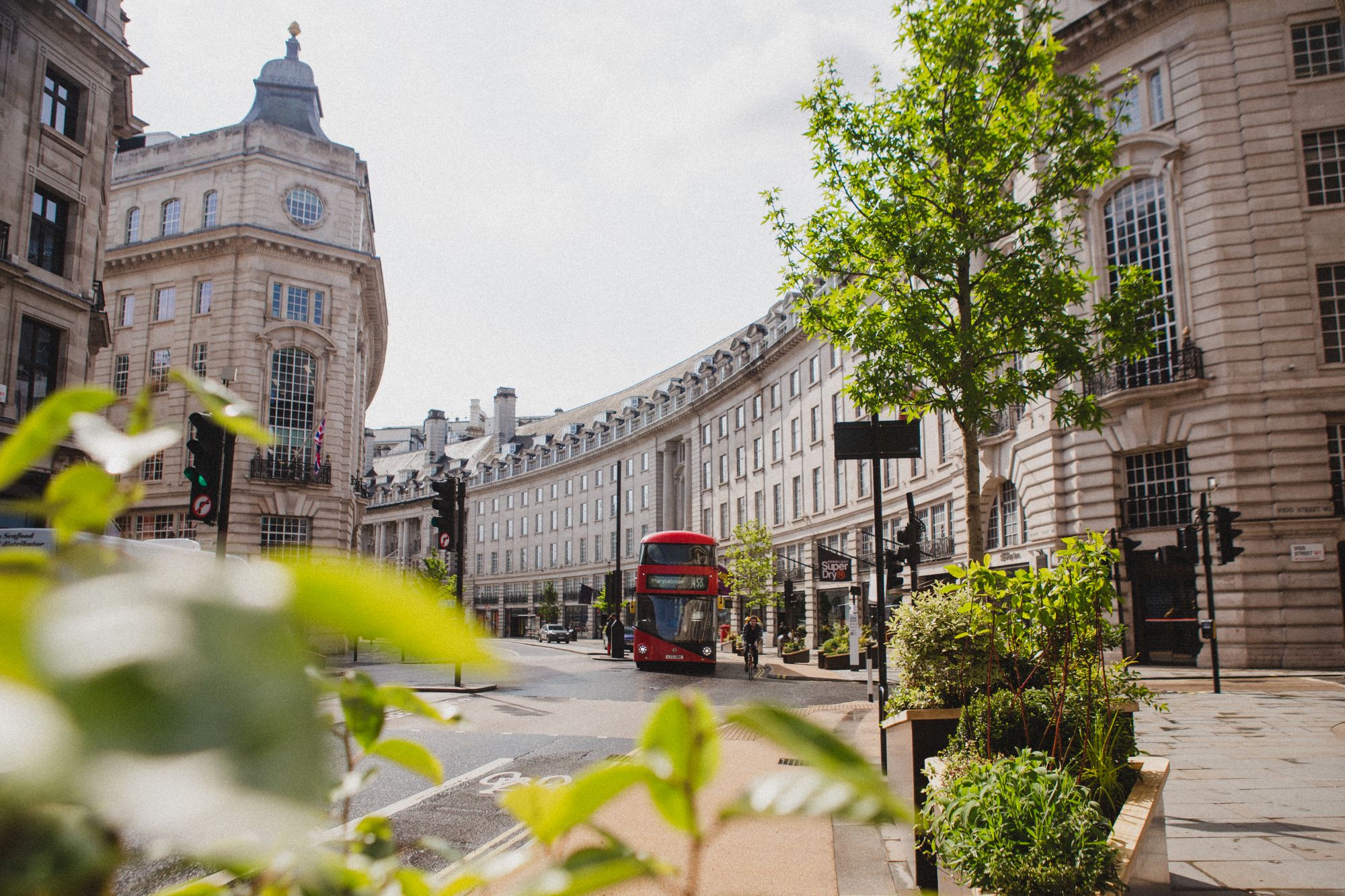 A bus on Regent Street