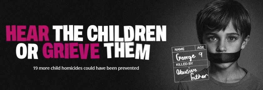 Hear the children or grieve them banner