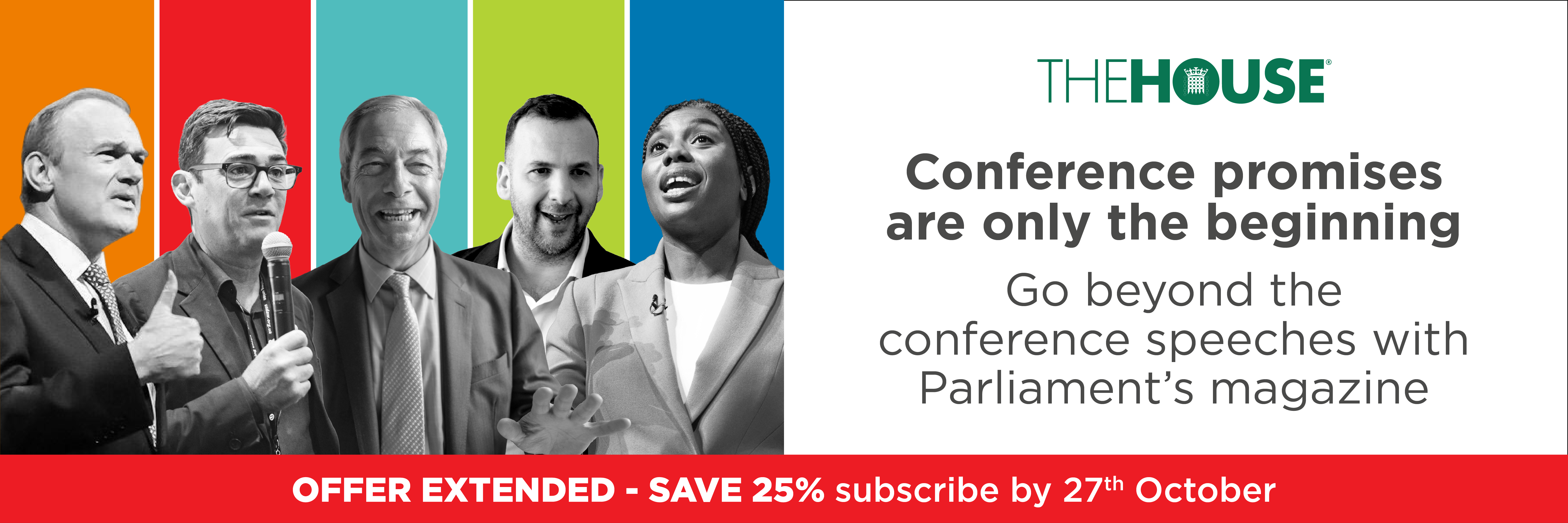 The House subscription offer – save 20%